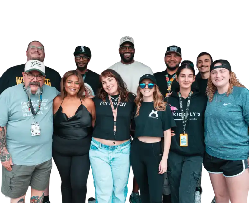 Upstate Canna Co. team photo — friendly cannabis dispensary staff in Schenectady NY