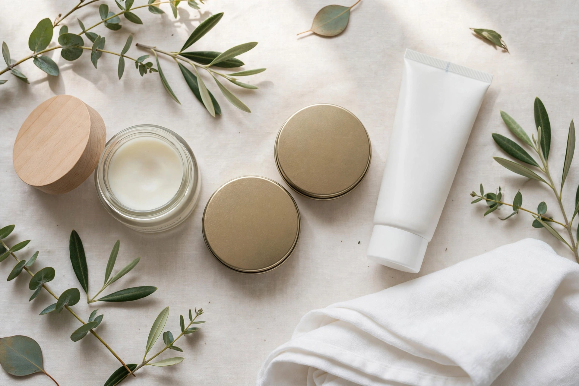 CBD topical creams and balms for pain relief and skin care